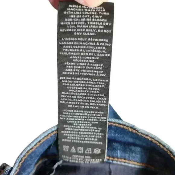 J Brand 620 Mid Rise Super Skinny Jeans in Throne Dark Blue Wash Women's size 28 - Picture 9 of 12